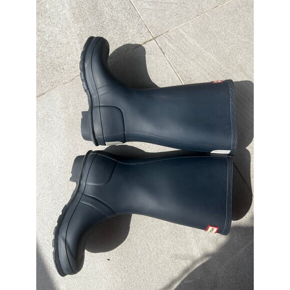 Hunter Kids Navy Blue Boots - Picture 7 of 8